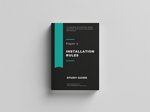 Installation Rules Study Guide Paper 2